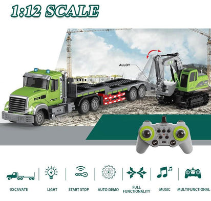 Remote Control Semi-Truck & Excavator