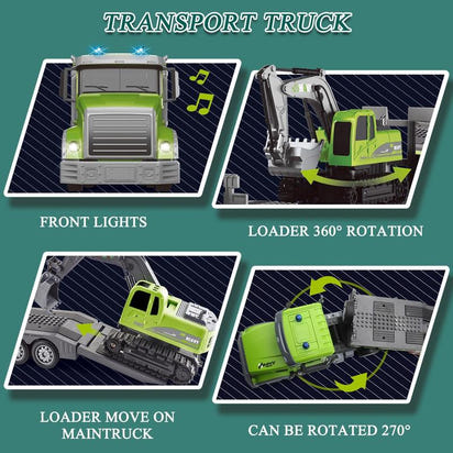 Remote Control Semi-Truck & Excavator