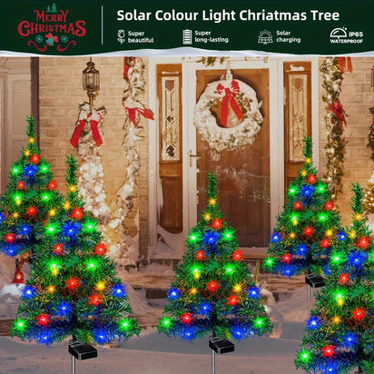 Solar-Powered Christmas Tree