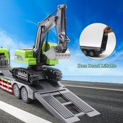 Remote Control Semi-Truck & Excavator