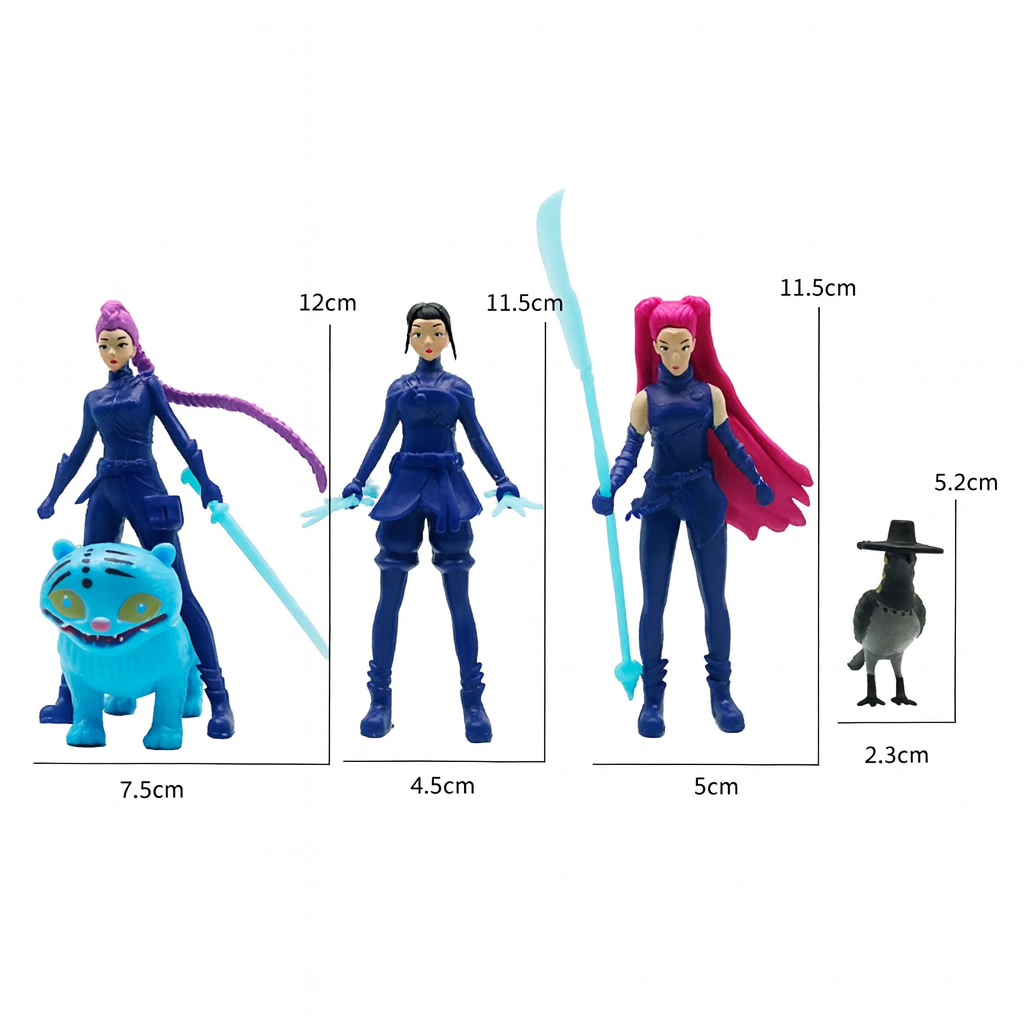 K-Pop Demon Hunters 5pc Figure Set