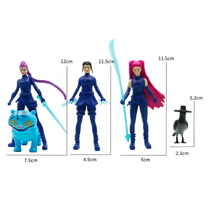 K-Pop Demon Hunters 5pc Figure Set