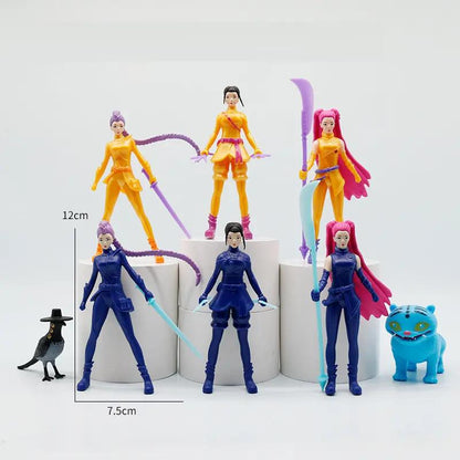 12 Piece K-Pop Demon Hunters Figure Set