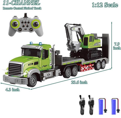 Remote Control Semi-Truck & Excavator
